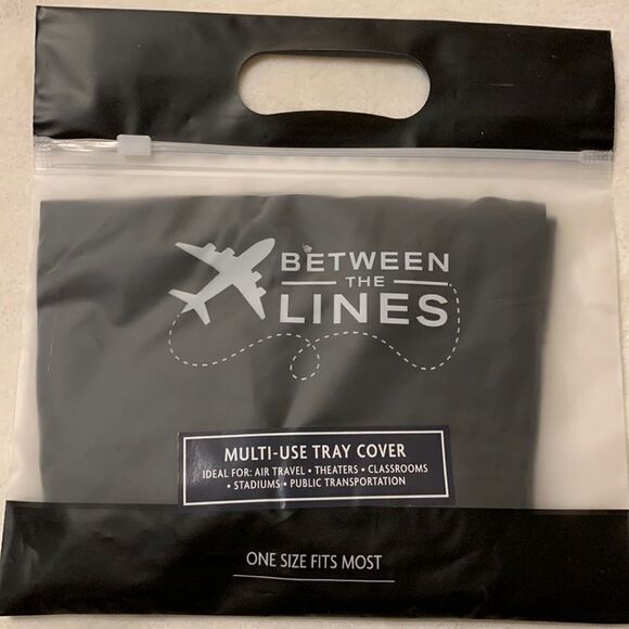 Between The Lines multi-use seat cover and airline tray cover. (Two piec… - Picture 2 of 6